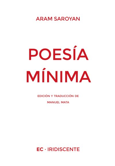 Poesía mínima